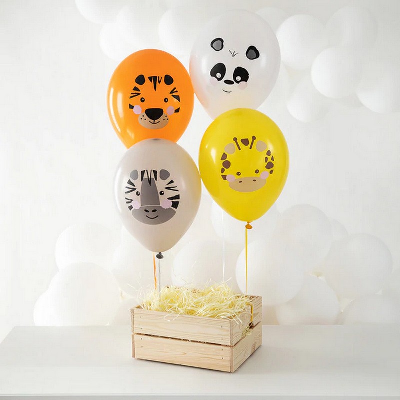 Bukiet z balonów na urodziny zwierzątka mix biodegradowalny